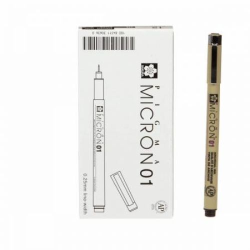 Picture of Marker Pen Pigma Micron Black 01